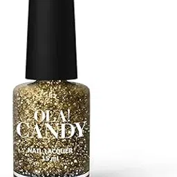 Showy Silver by Ola! Candy – Glitterati Collection, 5 Free, Long Lasting, High Shine and Chip Resistant French Formulation – 15 ml – 1 Unit-picture-42