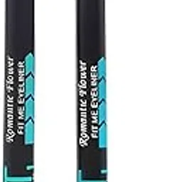Bridester Fit Me Makeup Waterproof Super Lasting Liquid Eyeliner (Pack Of 2) 7.6 G (Black)-picture-23
