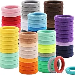 samyak 30 Pcs Soft Hair Rubber Bands Hair Ties Ponytail Holders For Kids, Girls Women-picture-39