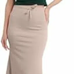fashion gaon Women's Lycra Saree Shapewear Petticoat, Blended Material-picture-47