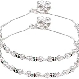 Women's Fashion Rhodium Plated Simple Anklet/Payal Designer Lightweight Jewellery For Occasion & Casual-picture-40