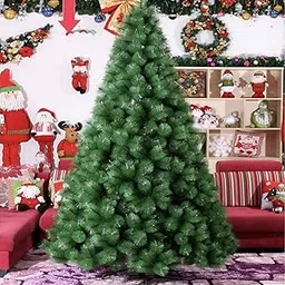 7 Foot Christmas Pine Tree - Xmas Pine Tree with Solid Iron Metal Legs,Light Weight, Perfect for Christmas Decoration (Tree Decoration Not Included)-picture-64