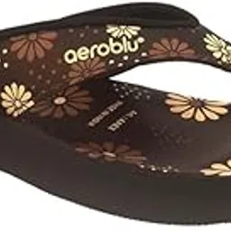 aeroblu Synthetic Floral Casual Lightweight Open Toe Comfortable Flat Slipper For Women (AEAAE2)-picture-23