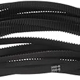 uxcell 10pcs 2GT Timing Belt Closed Loop Rubber Belts 350-2GT-6, 6mm Width x 350mm Length, 3D Printer Timing Belt-image-4