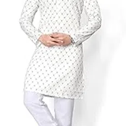 shajara Mens Cotton Blend Printed Kurta for Comfortable Fit | Perfect for Casual and Semi Formal Wear Stylish and Elegant Traditional & Modern Fashion-picture-45