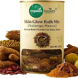 Organics Nalangu Maavu | Herbal Bath Powder for Daily Glow | Natural Skin Brightening & Tan Removal | Chemical-Free Ubtan | 100% Natural Ayurvedic Skin Care-picture-23
