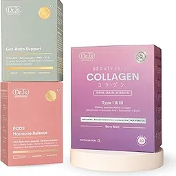 Dr. J'S HEALTHVITALS Gut, Hormone, Beauty | Trial Packs | Complete Wellness Bundle-image-84