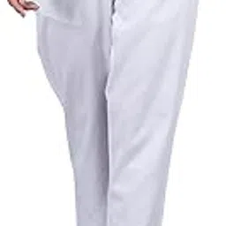 jaipur ethnic Women's Regular Fit Cotton Linen Pants with Half-Elasticated Waistband and Both Size Deep Pockets-picture-14