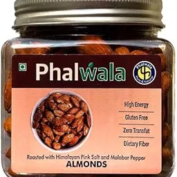 Phalwala Roasted Almonds, Delicious And Nutrient-Rich Healthy Snack | Protein-Rich Flavourful And Tasty Dried Fruit 200 Gram-picture-25