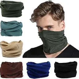 toes home 6PCS Outdoor Magic Headband Elastic Seamless Bandana Scarf UV Resistence Sport Headwear Yoga Hiking Riding Motorcycling Solid Color Series-picture-47