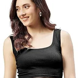 mixfit Women's Cotton Rib Strechable Tank Tops/Crop Tops-picture-32