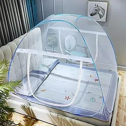 Pintor Mosquito Net for Double/King Bed, Foldable Machardani for King Size Bed, Premium, Strong and Durable Tent, Machhardani for Extra Large Bed - White-picture-24