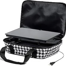 HOTLOGIC Food Warming Tote, Casserole Carrier 120V, Houndstooth-picture-17