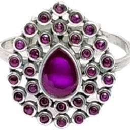 jsaj HEART SHAPE RING WITH RUBY,EMERALD,CUBIC ZIRCONIA AND DIFFERENT TYPES OF MULTI COLOR STONE IN 925 STERLING SILVER-picture-16