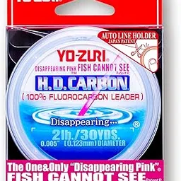 Yo-Zuri H.D. Fluorocarbon 30-Yard Leader Line, Pink, 2-Pound-image-91