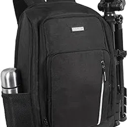 sidrum Camera Backpack Waterproof Camera Bag | Large Capacity Camera Case with 15 Inch Laptop Compartment & Rain Cover | for Photographer carrying DSLR SLR Cameras Lens Tripods-picture-12