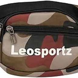 leosportz Waist Bag for Men Women - Corss Body Sling Bag for Travel | Travel Pouch Sling Bag | Chest Bag Easy to Carry | Wallet Passport Cards Holder (Waist Bag, Army, 3 Liter)-picture-39