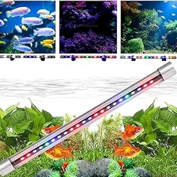 VAYINATO® (T4-30F) Suitable for 1.5~2.5 Feet Aquarium Tank WRGB (White, Red, Green, Blue) Multi Colour Changing LED Light | Fully Submersible | 3 Colour Mode by Petzlifeworld-image-1