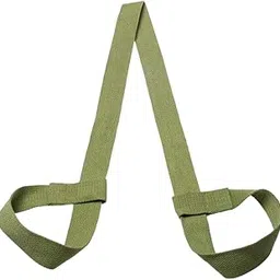 LOOM TREE Cotton Yoga Mat Strap Pilates Mat Carrier Fitness Stretchy Loop Green Fitness, Running & Yoga | Yoga & Pilates | Mat Carriers & Bags-image-74