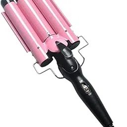 Meadawgs® Electric Hair Waver Hair Curler 3 Barrel 2 Speed Temp Control Pink|Health & Beauty | Hair Care & Styling |Straightening & Curling Irons|1 Piece Hair Curler-picture-60