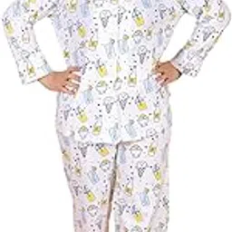 the mom store Womens Pajama Set Comfortable Sleepwear Includes Shirt & Pant-picture-24
