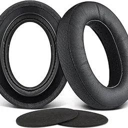 SOULWIT Lambskin Earpads Cushions Replacement for Sennheiser HD650, HD660 S, HD660S2, HD600, HD6XX, HD58X, HD580, HD565, HD545, HD535 Headphones, Ear Pads Cushions with Noise Isolation Foam - Black-image-23