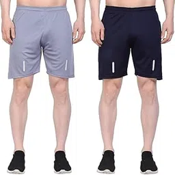 riksaw Men's Boxer Lycra Blend Casual Shorts with Both Sides 2 Pockets with Zipper (RIK_Boxer_C20)-picture-10