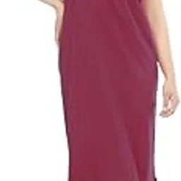 h & c Women Hosiery Cotton Solid Gown Slip/Nighty | Night Wear Maxi for Women-picture-11