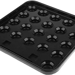 Platic Standard British Billiards Snooker Pool Ball Tray for 22 Balls Black-picture-27