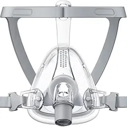 Cpap/Bipap Mask with belt for bipap/cpap Machine for Sleep apnea | Full face mask Compatible to All cpap bipap Machine with Head Strap | Soft and comfortable bipap mask with belt | Transparent & Compatible With All (Medium)-picture-63