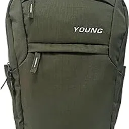 YOUNG The Commuter's Backpack | 14" Laptop holder | Travel/Trekking, College & Office bag | Stylish & Spacious Premium Bag Men, Women, Boys & Girls | Water Resistance | 27L Backpack-picture-22