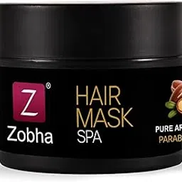 Zobha’s Argan Oil Hair Mask – Deep Repair & Nourishment for Dry, Damaged Hair – Reduces Split Ends, Boosts Shine & Scalp Circulation – For All Hair Types-200g-picture-39