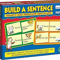 Creative's Build a Sentence Part-1 | Subject & Predicate Match -Ups Cards |Children Learning Cards Game | Learning & Educational Card for Kids | Ages 7 & Up-picture-56