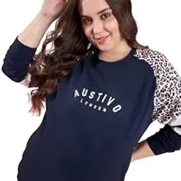 Women Printed Colourblock Sweatshirt-image-24