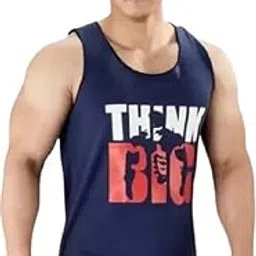 Round Neck Big Armhole Gym Stringer Vest for Men(Gym_vest94)-picture-51