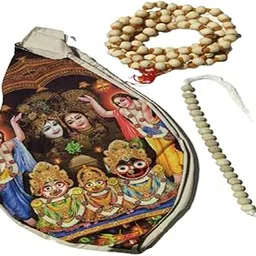 FIRMUS�Jagannath Printed Chanting Bag/Japa Bag with Japa Mala & Mala Counter/Sakshi Mala(Pack of 1)-picture-31