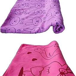 TERI BERI 100% Soft Cotton Baby Bath Towel for Infants/New Born/Babies (0-12 Months) (Pack of 2) (Colours & Prints Vary)-picture-25