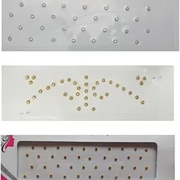 Bindi Combo (Pack of 3) Stone Bindi Fancy Designer Bindi For Girls, Ladies and Women Contains 3 Packets-picture-37