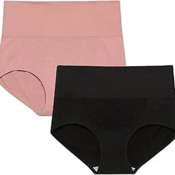 zucllin [ Pack of 2 Panties for Women Combo | Flexible & Stretchable Fit, Panty for Ladies Cotton | Durable & Quick-Dry, Panties | Soft Cotton, Underwear for Girls Combo | Women Briefs - Multicolor-picture-54