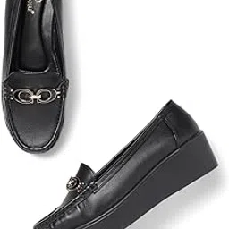 marc loire Women Comfortable Embellished Buckled Loafer Shoes for Casual Wear-picture-27