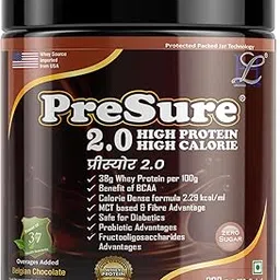 PreSure 2.0 HIGH PROTEIN HIGH CALORIE Whey Protein Powder Chocolate Flavor For Men And Women_(200 gm)-picture-42