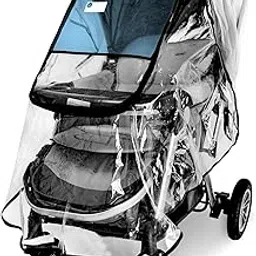 Universal Stroller Rain Cover Waterproof Windproof Protection-image-0