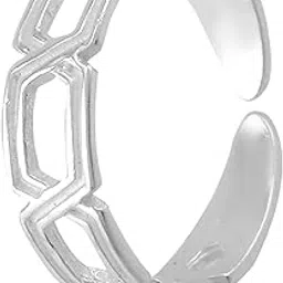 nemichand jewels Pure 925 Silver Rings For Women (Figaro - 2)-picture-32
