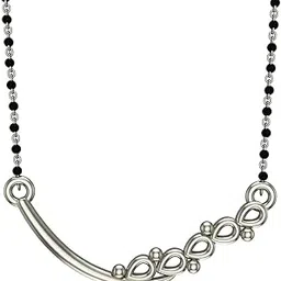 dishis 14k (585)/18K(750)/22K(916) Yellow/White/Rose Gold Mangalsutra for Women-picture-45