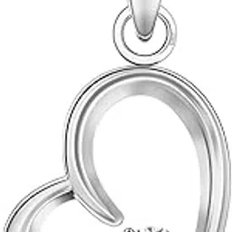 highspark 925 Silver Solitaire Heart Pendant | 92.5 Sterling Silver & Diamond Like Brilliance Sparkling Zirconia | Lovely Gift - Solitaire Heart-picture-39