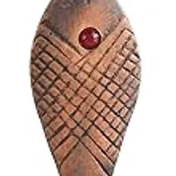 morir Handmade Copper Finish Red Eye Big Fish Pendant Necklace Locket Animals Jewelry for Men and Women-picture-38