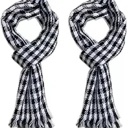 fy lane Mens and Womens 100&% Acro Wool Soft and Solid Muffler for Winter Season-picture-29