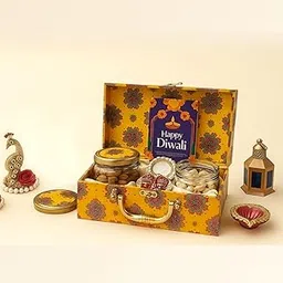 Mill8z Luxury Diwali Gift Box – Apno Ka Tyohaar Hamper | Premium Festive Hamper with Dry Fruits, Chocolates & Traditional Gifts-picture-27