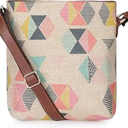 Aahna Polyester Crossbody Sling bag for Women Casual Party Bag Purse with Adjustable Shoulder Strap and Printed Design for Ladies College Girls-image-2