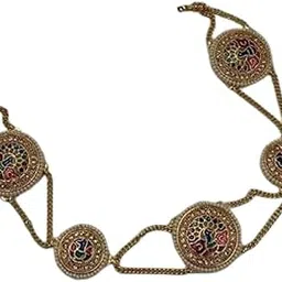 sparkling Women's Elegant Traditional Stylish Hair Chain| Maang Patti|Seesful|Mathapatti Jewellery for Women & Girls-picture-20